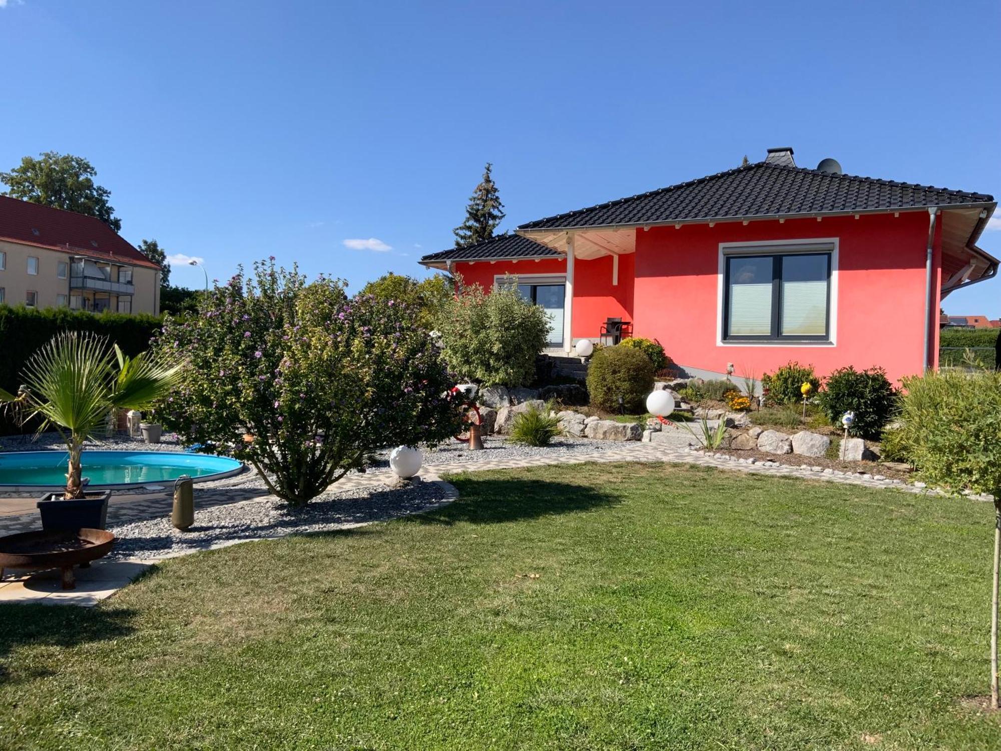 Ferienhaus Luebke, Gartenblick Mühlhausen Extérieur photo